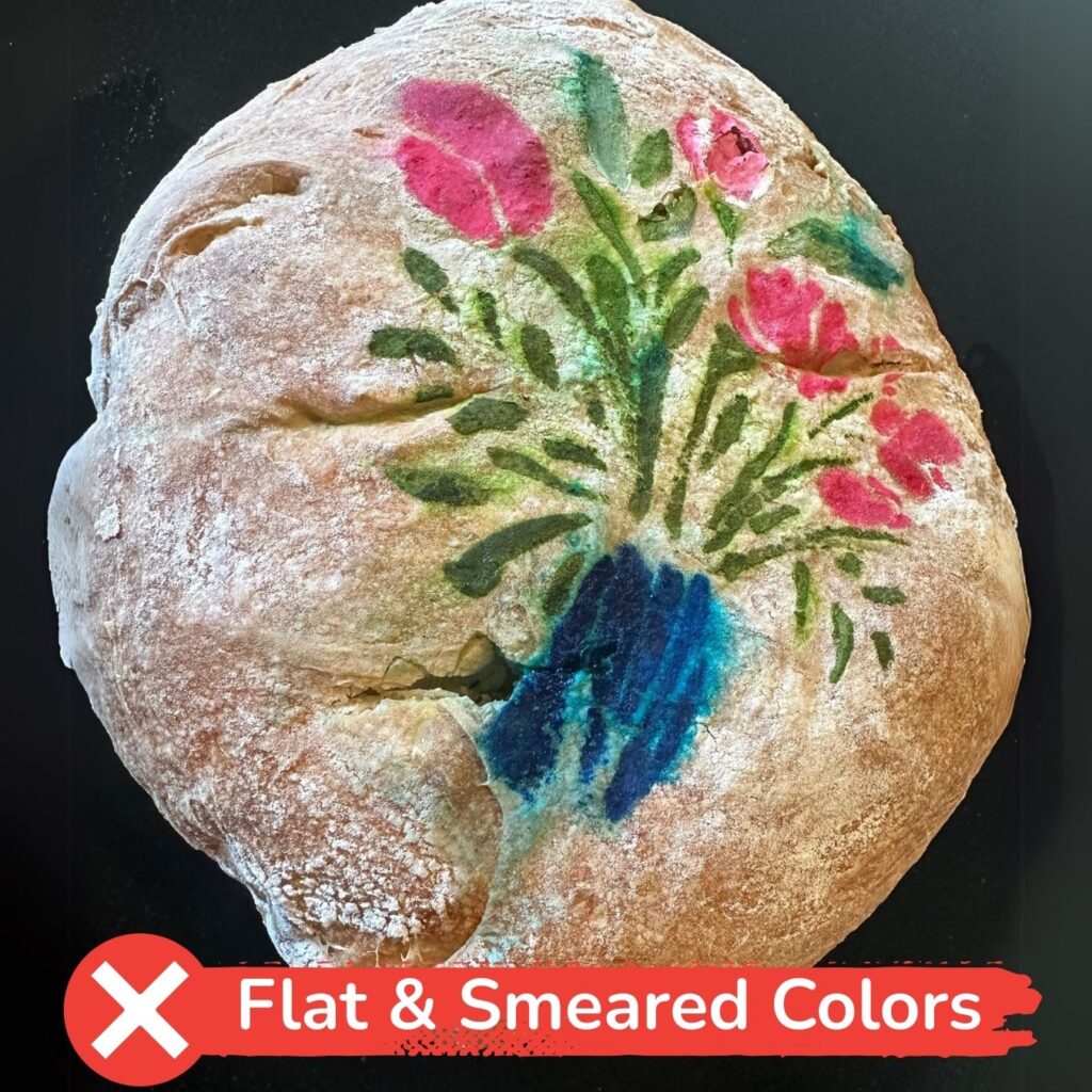 Flat and Smeared Bread